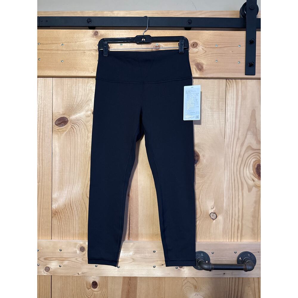 NWT Lululemon Wunder Train HR Black Leggings 25” Size 10